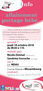 Lire la suite à propos de l’article Info Allaitement & Portage bébé